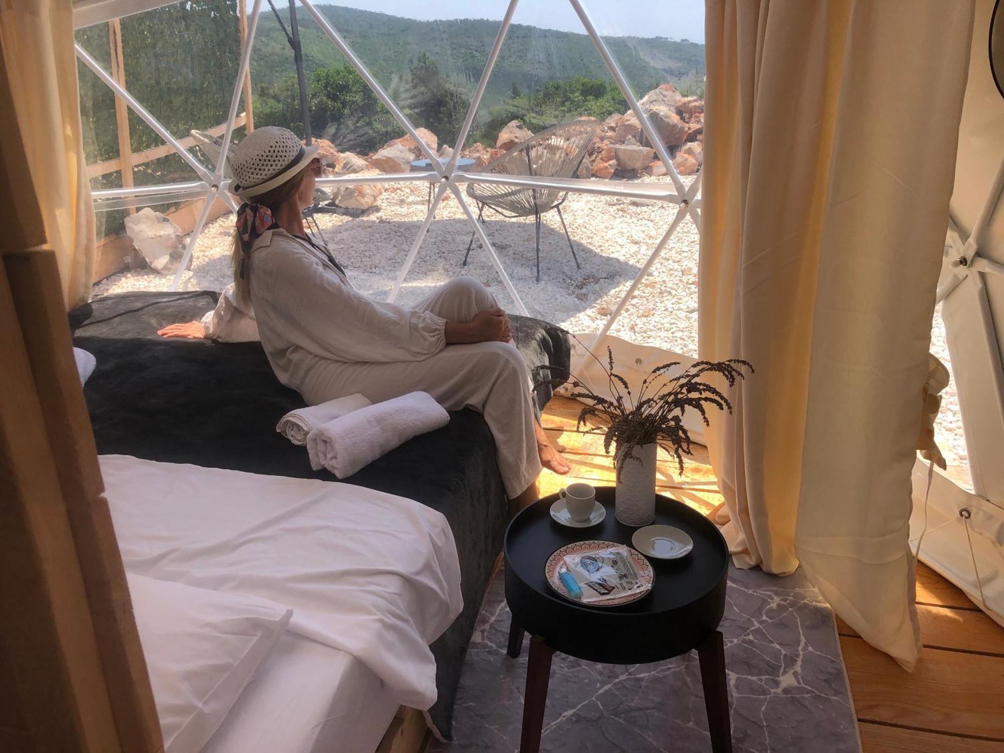 Glamping Peninsula Lustica Rose Villa Teodo Esterno foto
